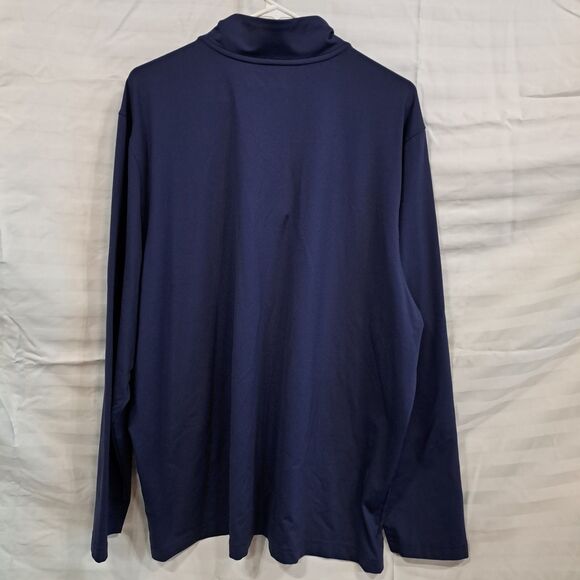 Cremieux Performance 38 Mens Zip Pullover Long Sleeve Shirt Jacket 2XL Dark Blue - Picture 7 of 16